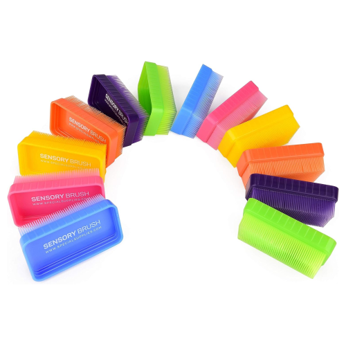 Wilbarger Sensory Brushes Colorful (Set of 6)