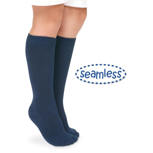 Jefferies Socks Seamless Cotton Knee High Socks - Navy – Autism Resources  South Africa