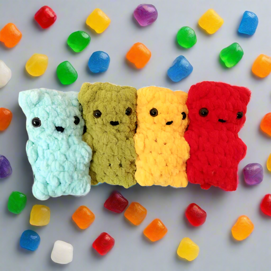 Support Crochet Plushie (Gummy Bear)