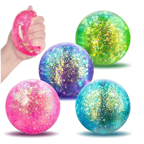 Glitter Squeeze Ball