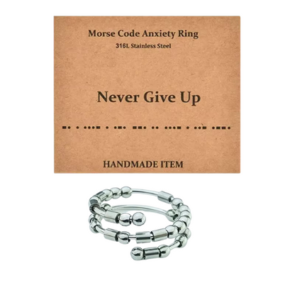 Morse Code Fidget Ring