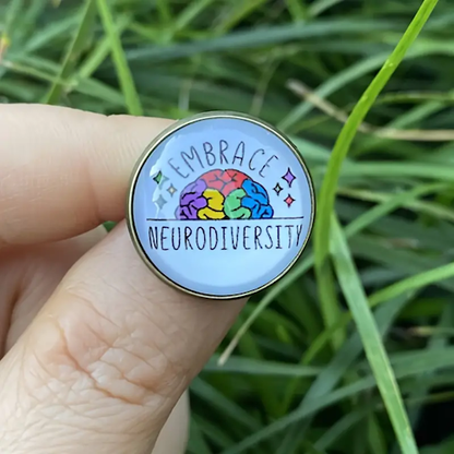 Lapel Pin (Embrace Neurodiversity)