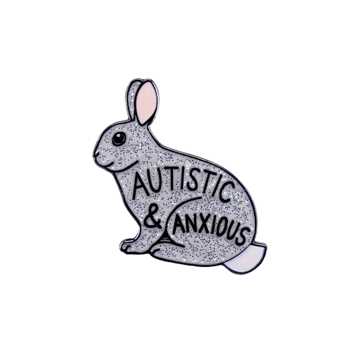 Lapel Pin (Autistic and Anxious)