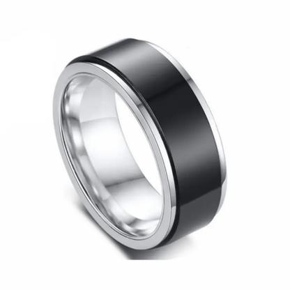 Stainless Steel Unisex Spinner Ring